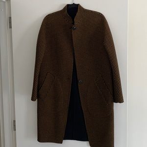 Rag and bone reversible wool and cashmere coat